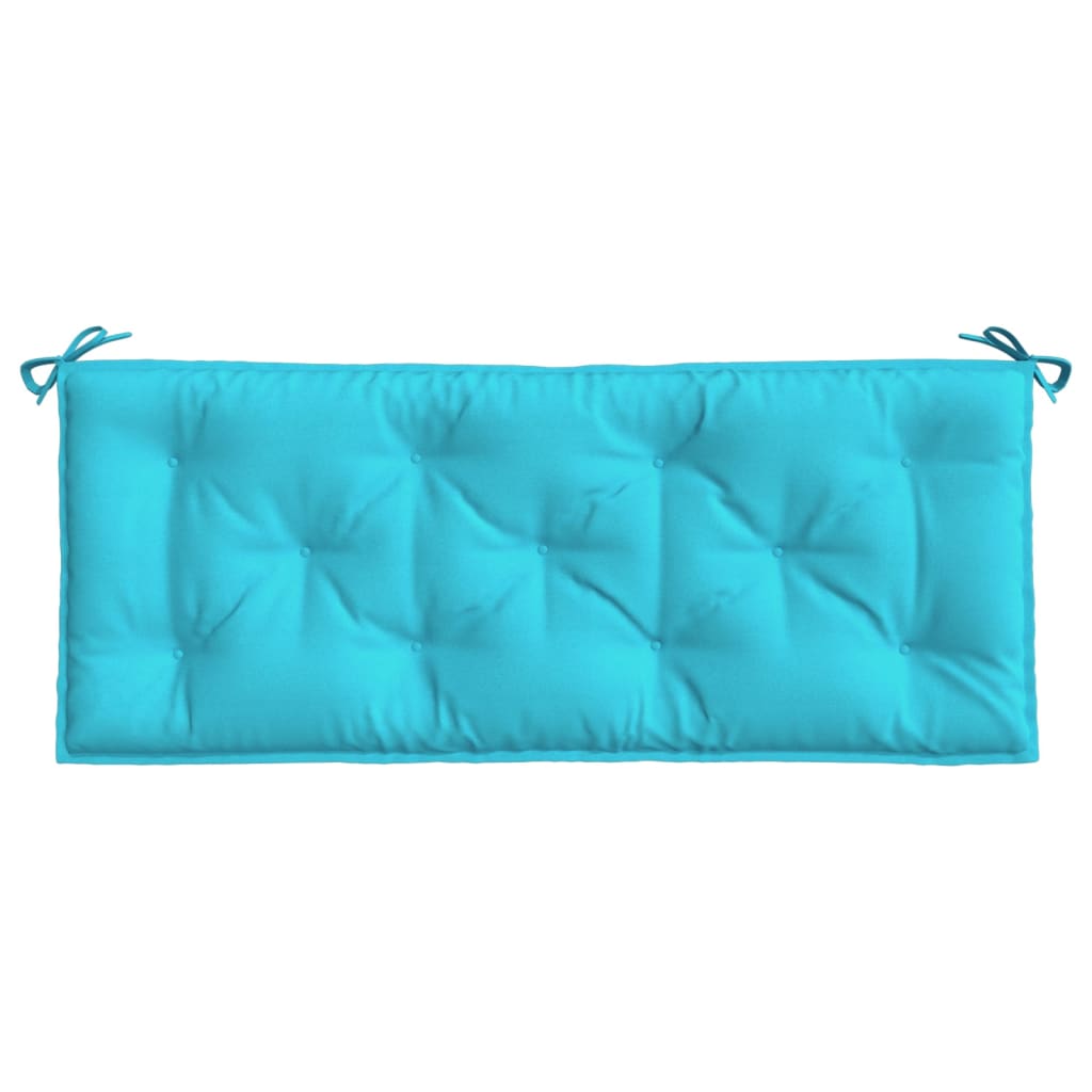 vidaXL Garden Bench Cushions 2pcs Turquoise 47.2"x19.7"x2.8" Fabric
