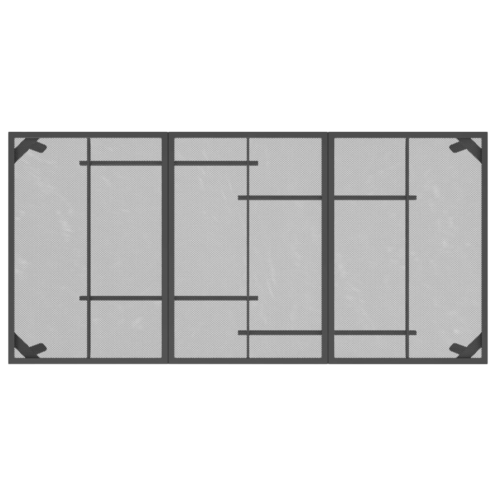 vidaXL Patio Table Anthracite 65"x31.5"x28.3" Steel Mesh