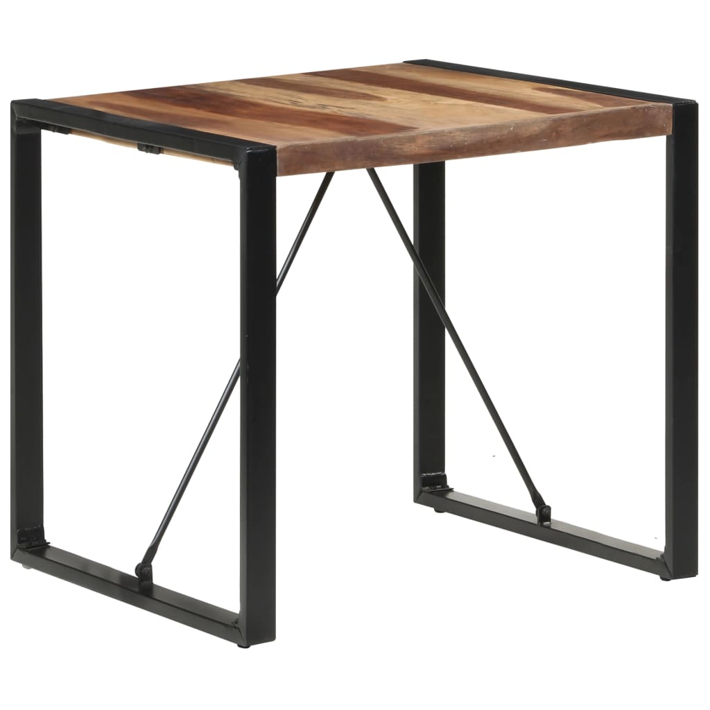 vidaXL Dining Table 31.5"x31.5"x29.5" Solid Wood with Sheesham Finish