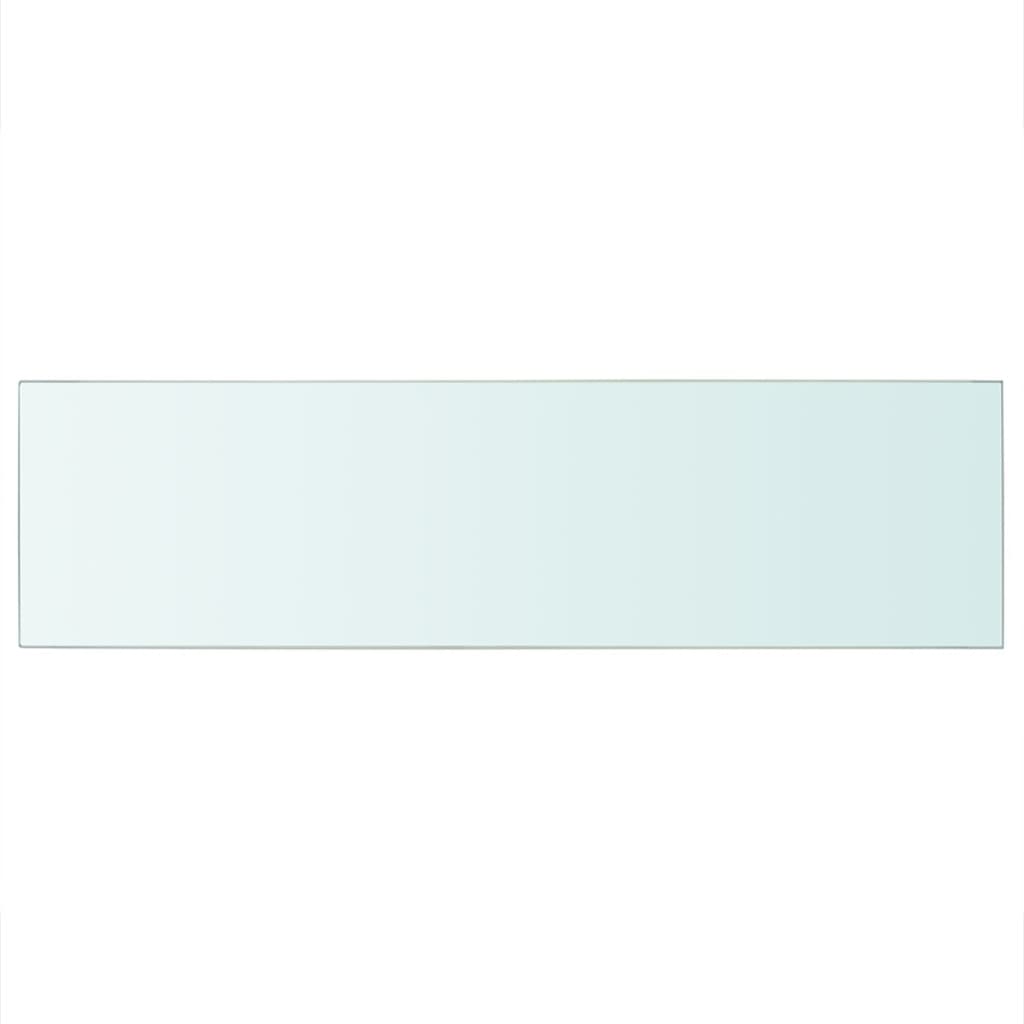 vidaXL Shelf Panel Glass Clear 35.4"x9.8"