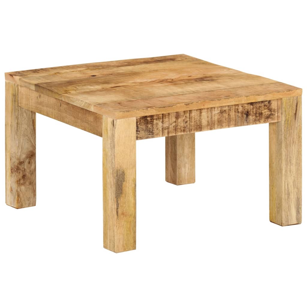 vidaXL Coffee Table 21.7"x21.7"x13.8" Solid Wood Mango