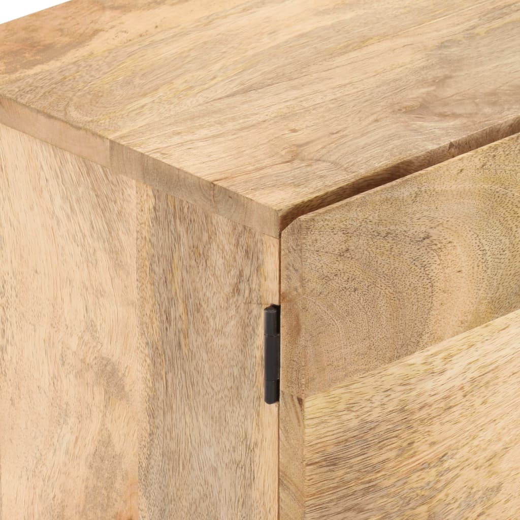 vidaXL Bedside Cabinet 15.7"x11.8"x20.1" Solid Mango Wood
