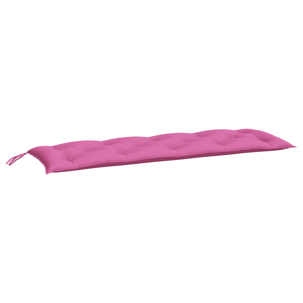 vidaXL Garden Bench Cushions 2pcs Pink 59.1"x19.7"x2.8" Fabric