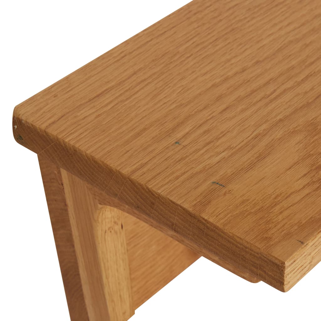 vidaXL Coat Rack 23.6"x6.3"x6.3" Solid Oak Wood