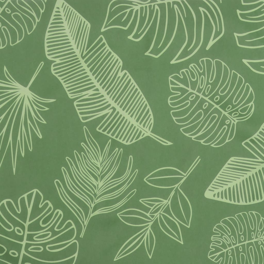 vidaXL Garden Bench Cushion Leaf Pattern 78.7"x19.7"x2.8" Fabric