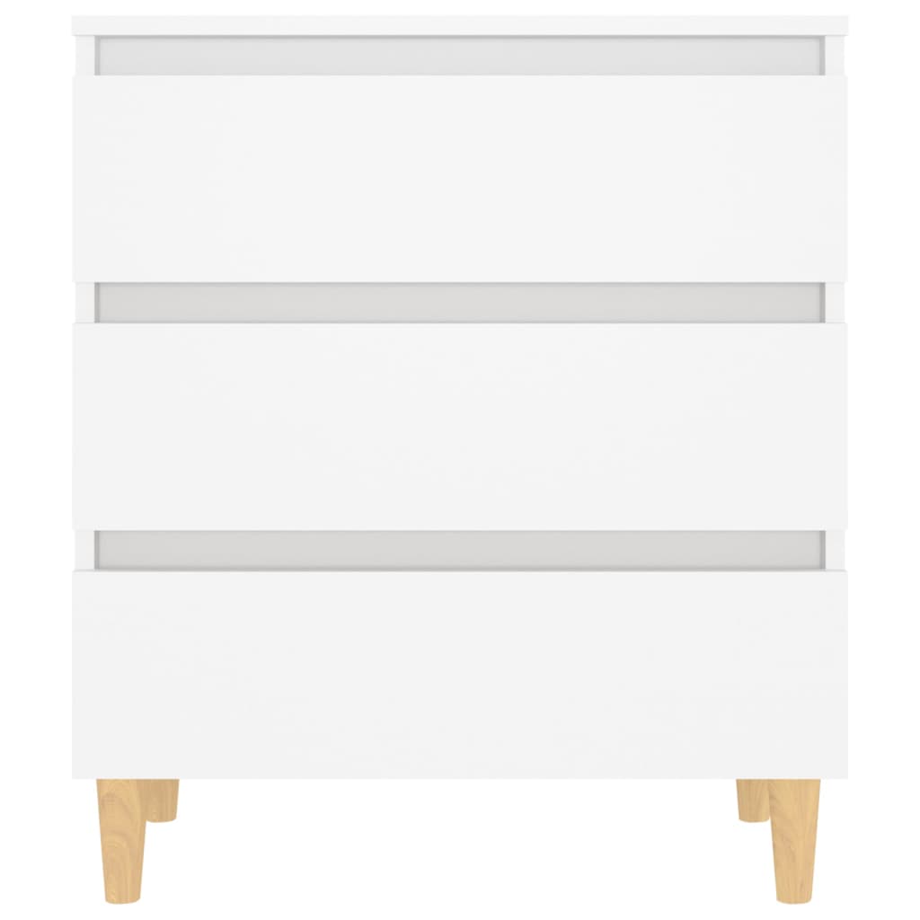 vidaXL Sideboard White 23.6"x13.8"x27.2" Engineered Wood