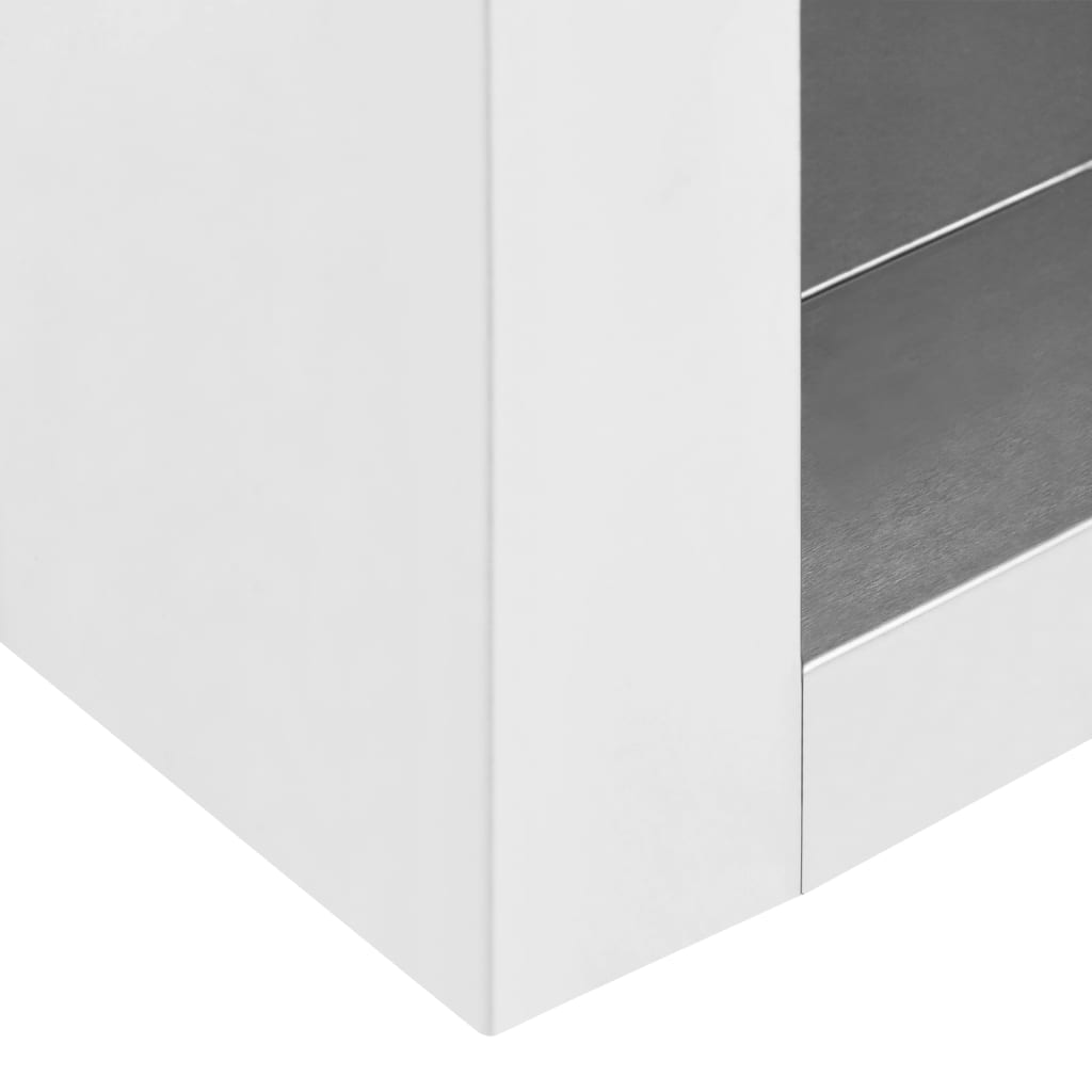 vidaXL Kitchen Wall Cabinet 47.2"x16"x20" Stainless Steel