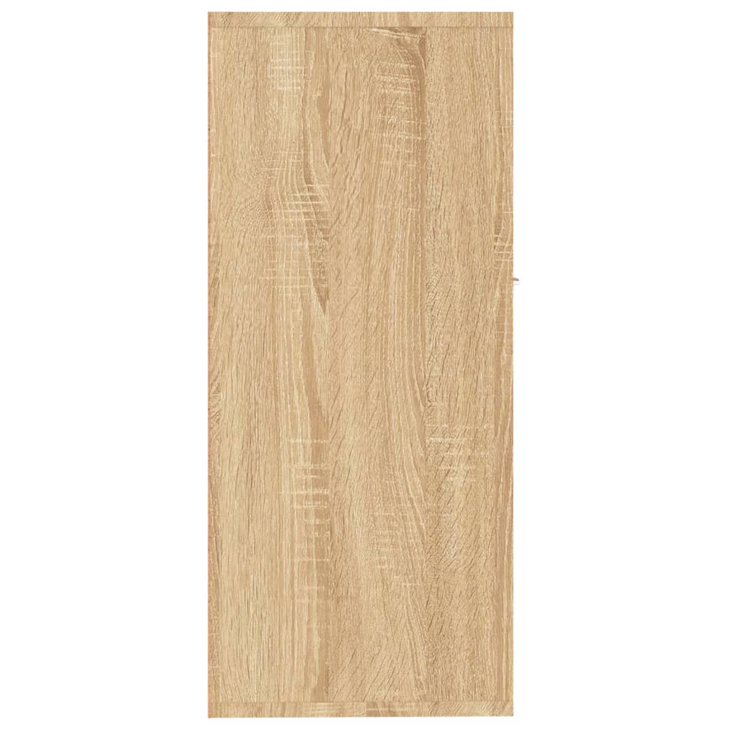 vidaXL Sideboard Sonoma Oak 34.6"x11.8"x27.6" Engineered Wood