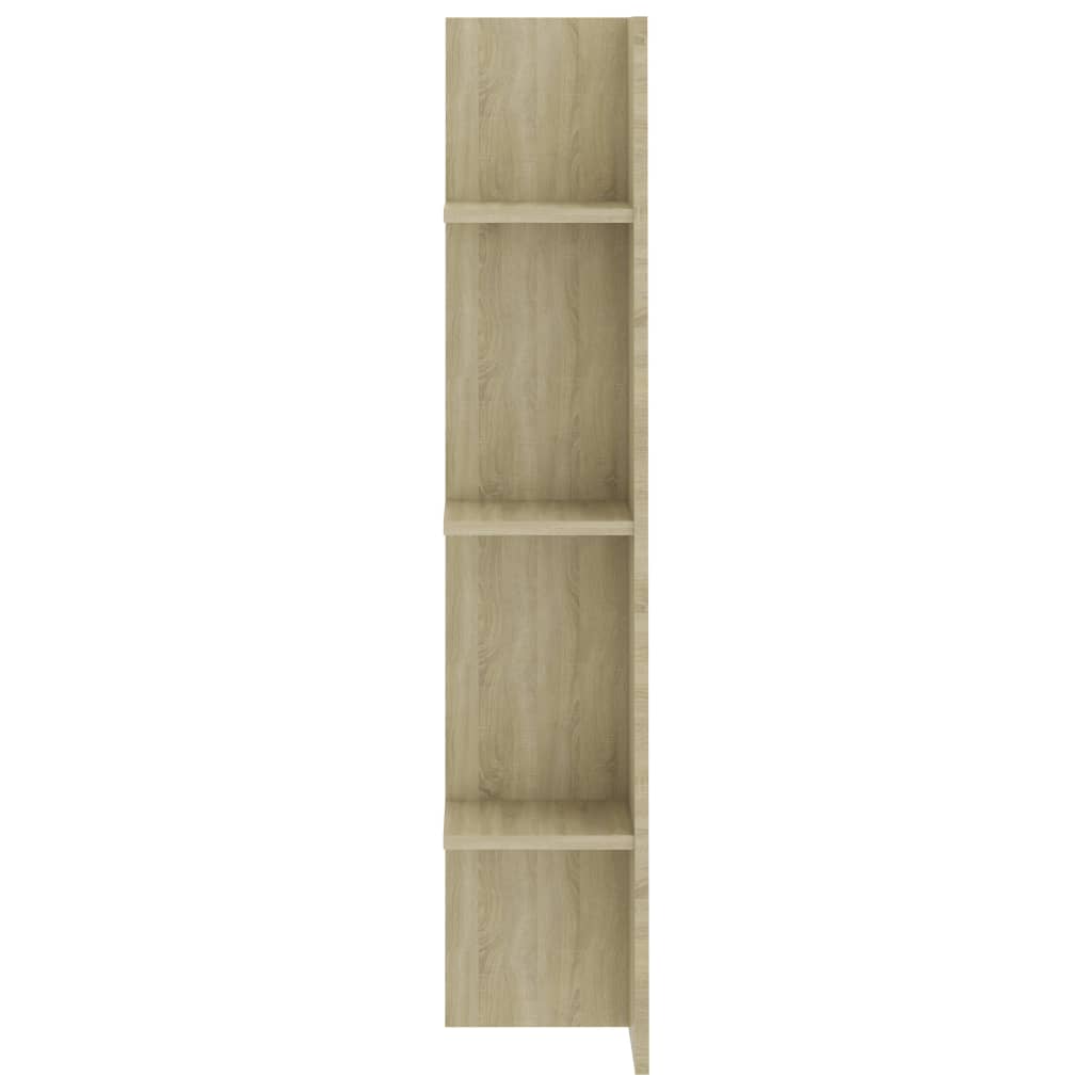 vidaXL TV Cabinet Sonoma Oak 59.8"x8.7"x44.5" Engineered Wood