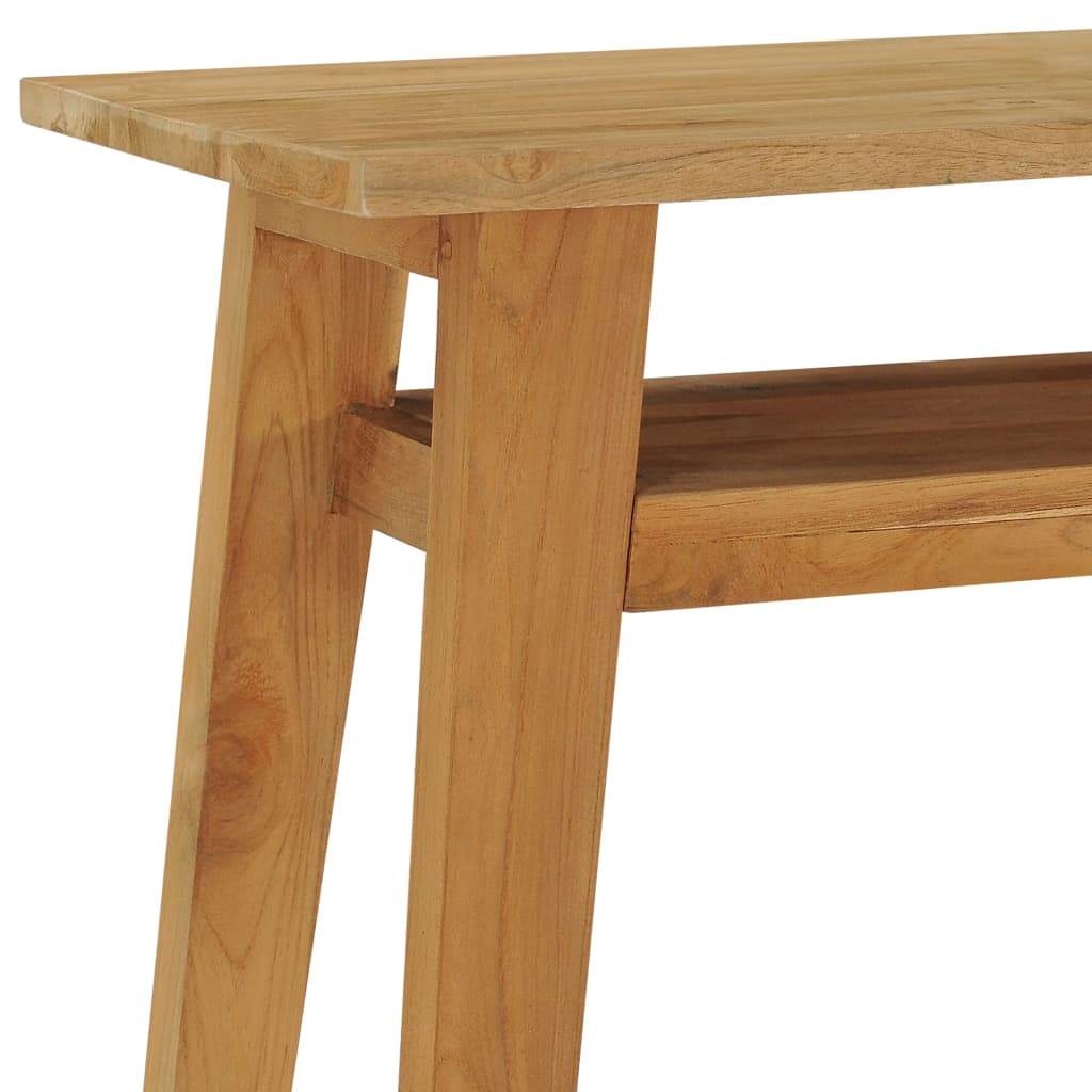 vidaXL Console Table 47.2"x13.8"x29.5" Solid Teak Wood