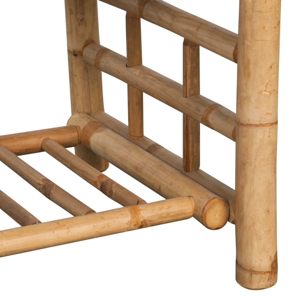 vidaXL 4 Piece Patio Lounge Set with Cushions Bamboo