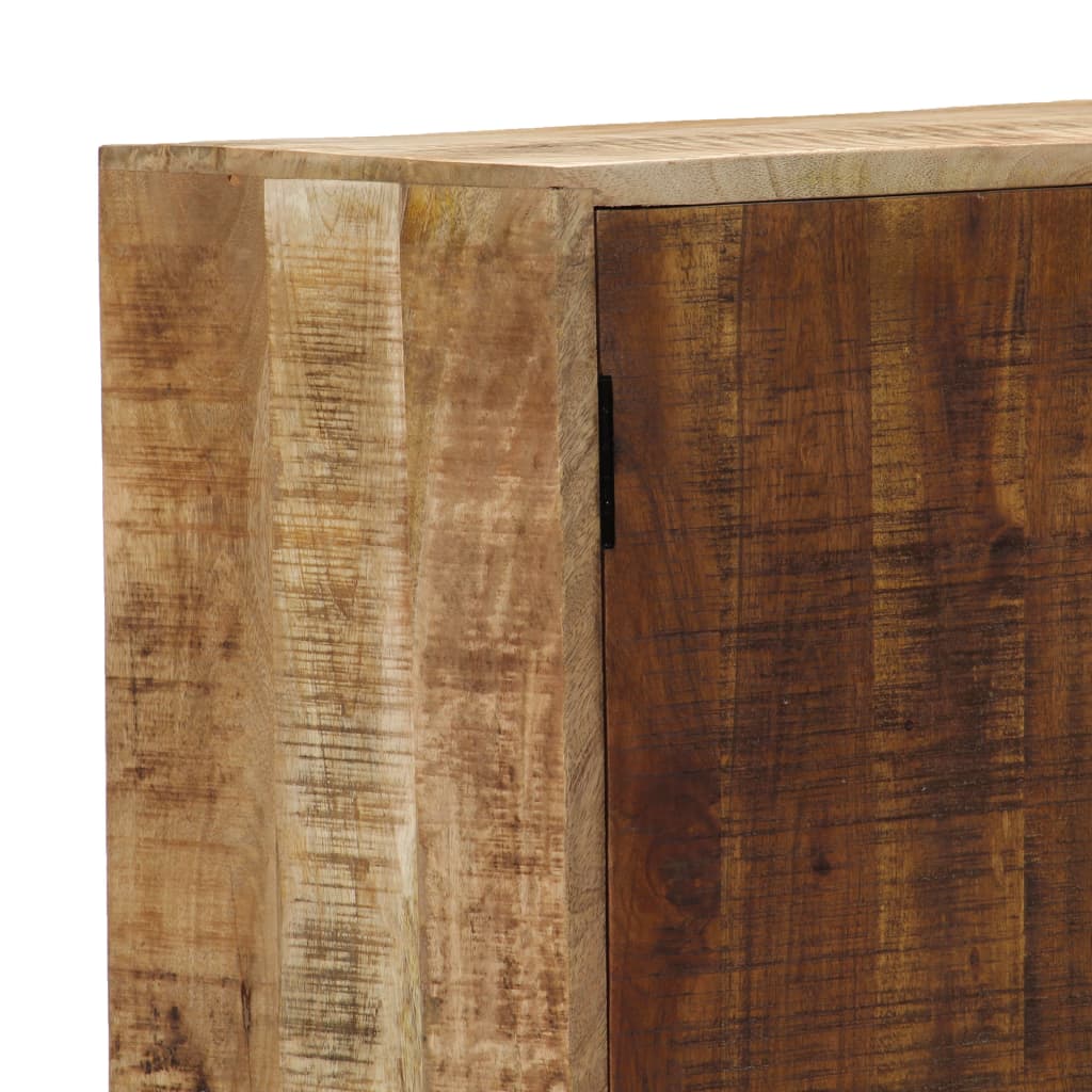 vidaXL Sideboard 34.6"x11.8"x28.7" Solid Mango Wood