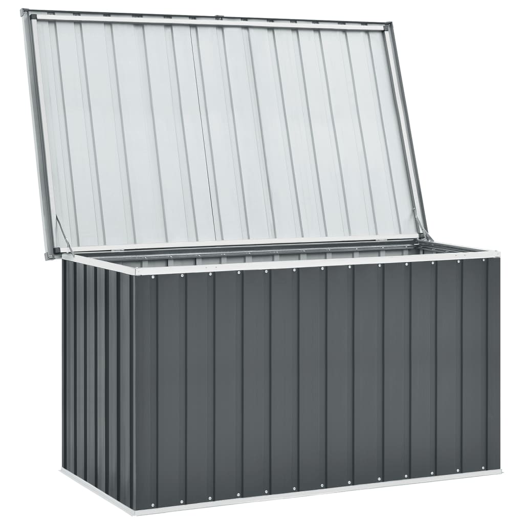 vidaXL Patio Storage Box Gray 58.7"x39"x36.6"