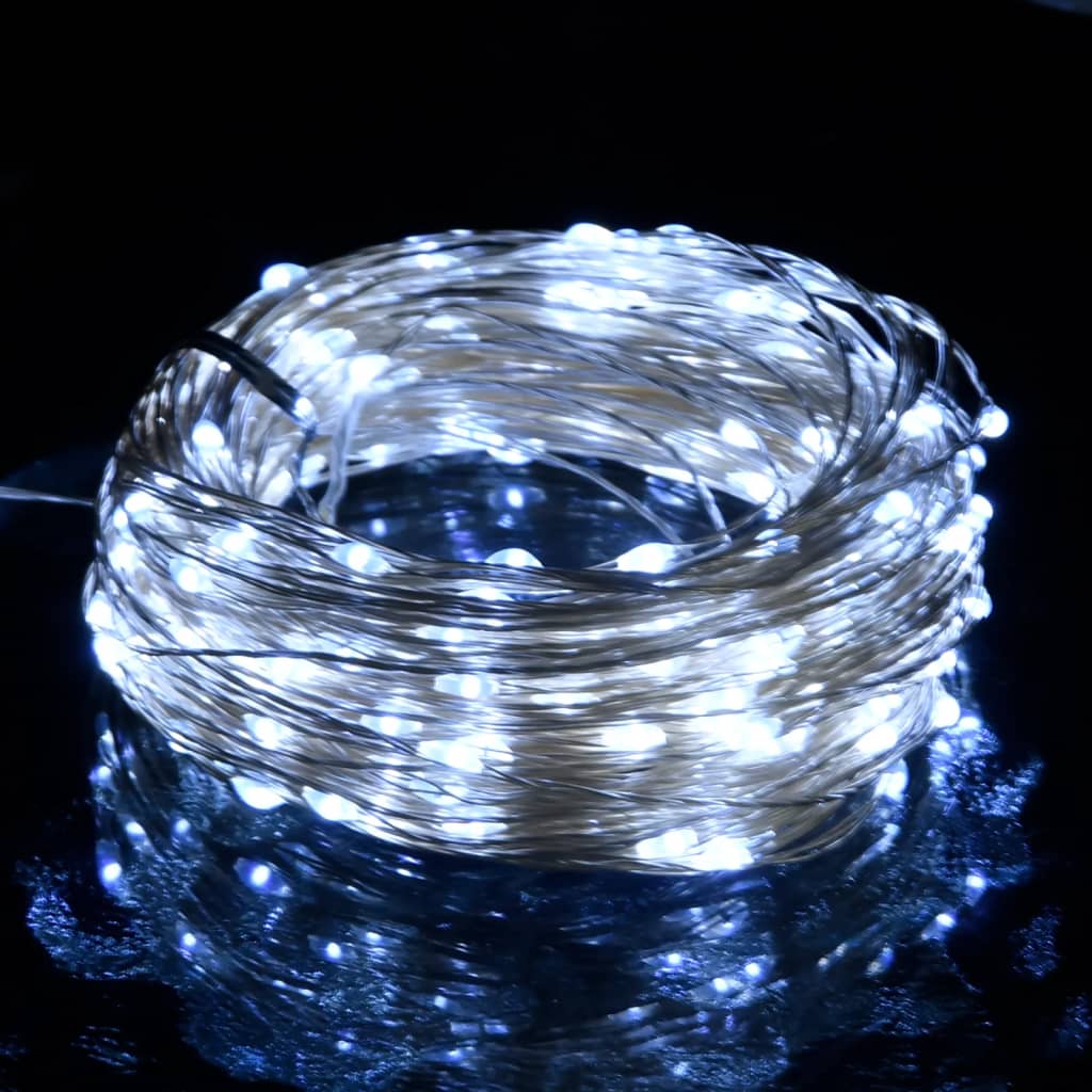 vidaXL LED String with 300 LEDs Cold White 98.4'