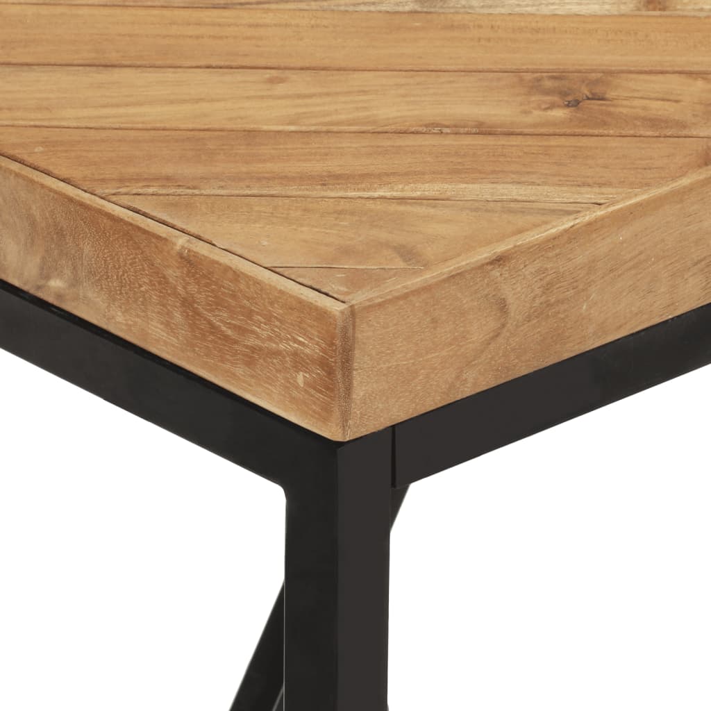 vidaXL Dining Table 47.2"x23.6"x29.9" Solid Acacia and Mango Wood