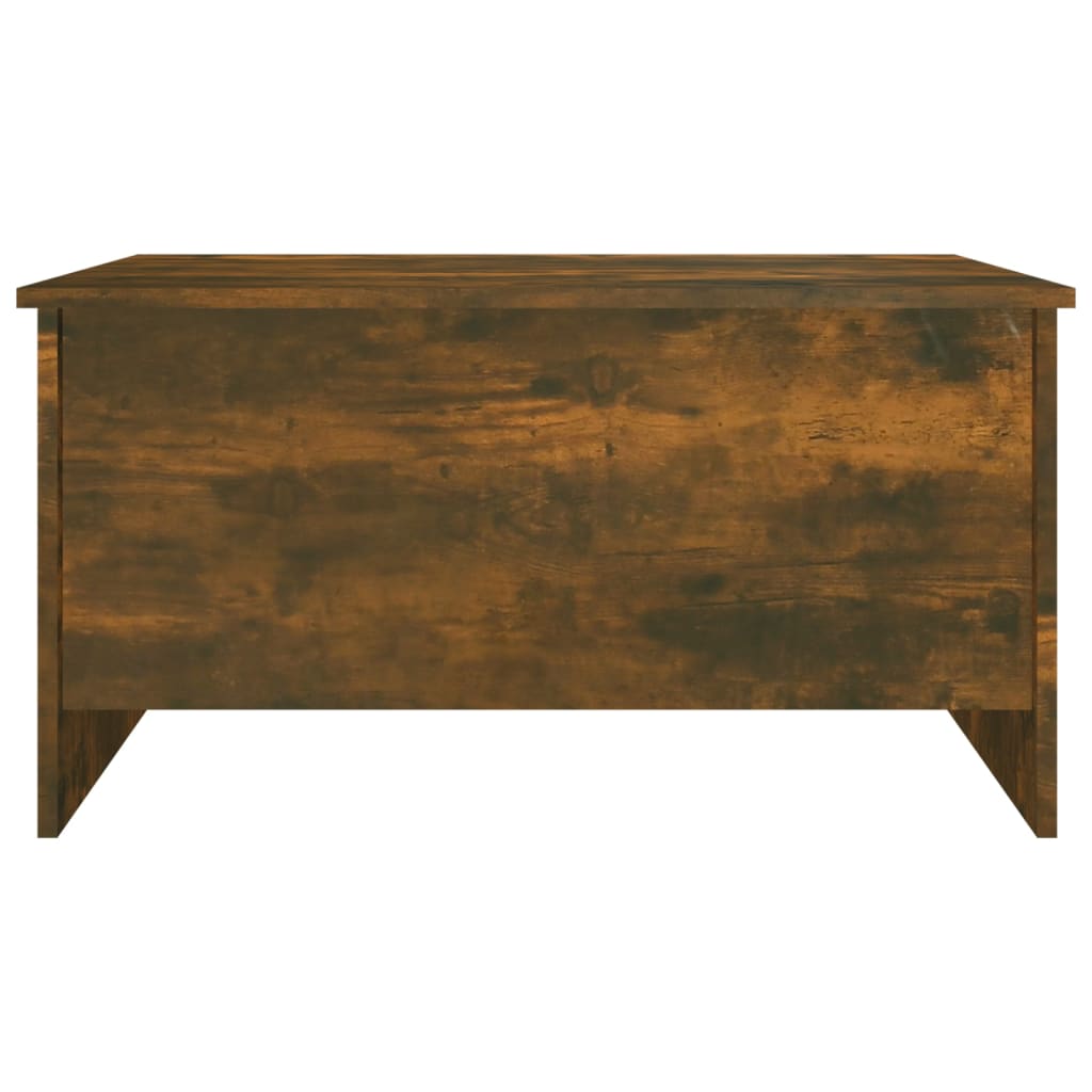 vidaXL Coffee Table Smoked Oak 31.5"x21.9"x16.3" Engineered Wood