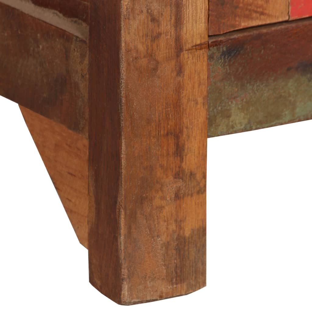 vidaXL Sideboard with Shelves Solid Reclaimed Wood 25.6"x11.8"x70.9"