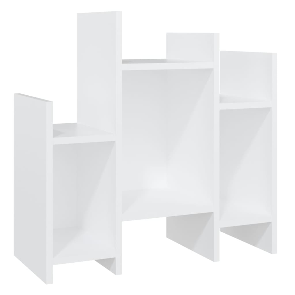 vidaXL Side Cabinet White 23.6"x10.2"x23.6" Engineered Wood