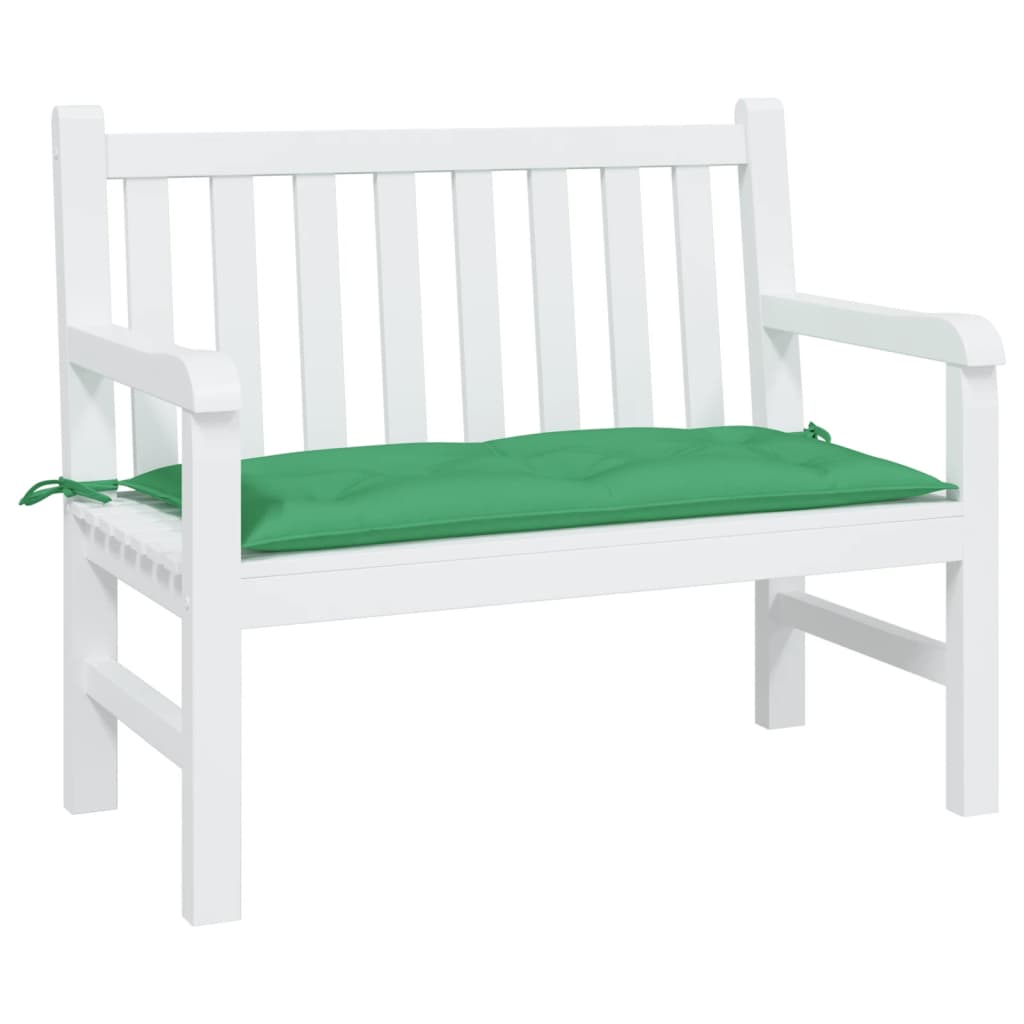 vidaXL Garden Bench Cushion Green 39.4"x19.7"x2.8" Oxford Fabric