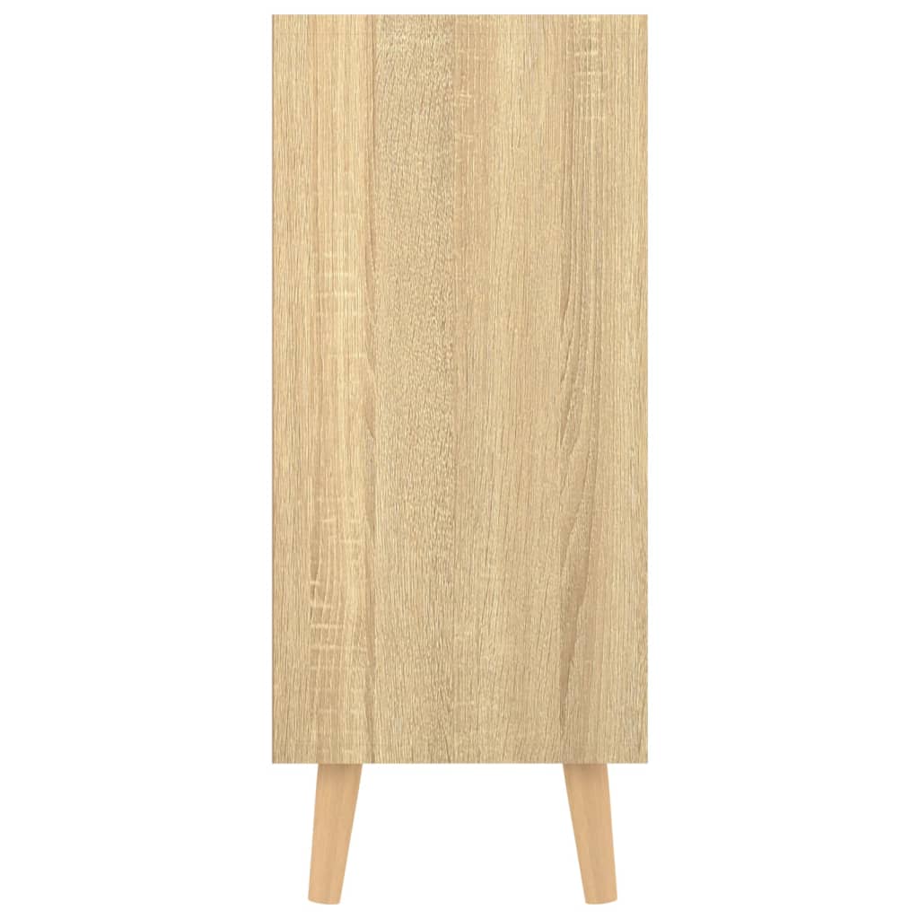 vidaXL Sideboard Sonoma Oak 35.4"x11.8"x28.3" Engineered Wood