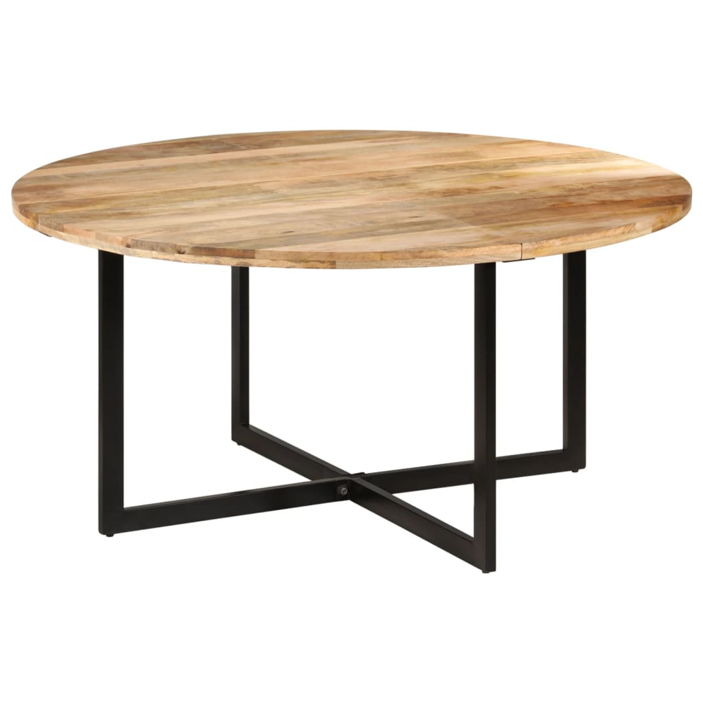 vidaXL Dining Table 59.1"x29.5" Solid Wood Mango