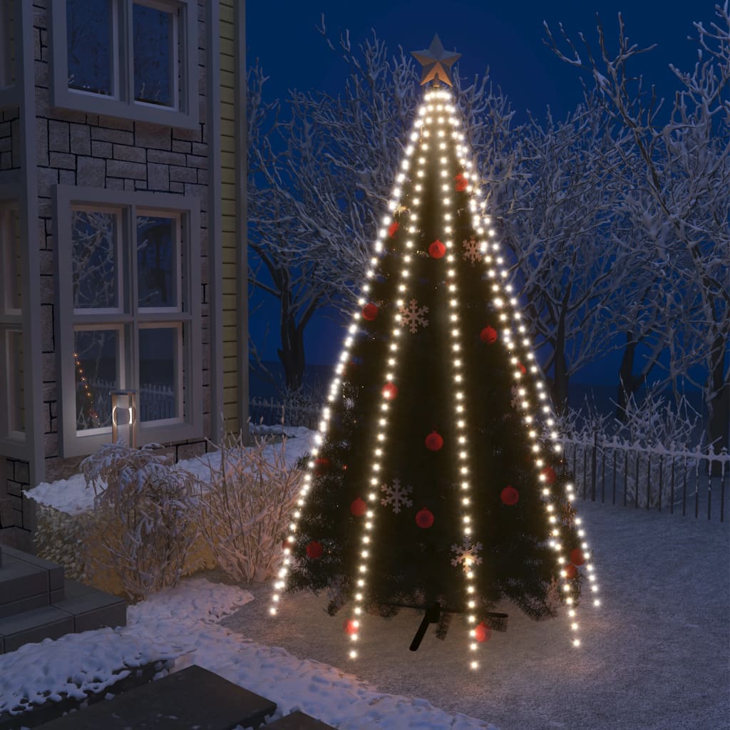 vidaXL Christmas Tree Net Lights with 400 LEDs Cold White 157.5"