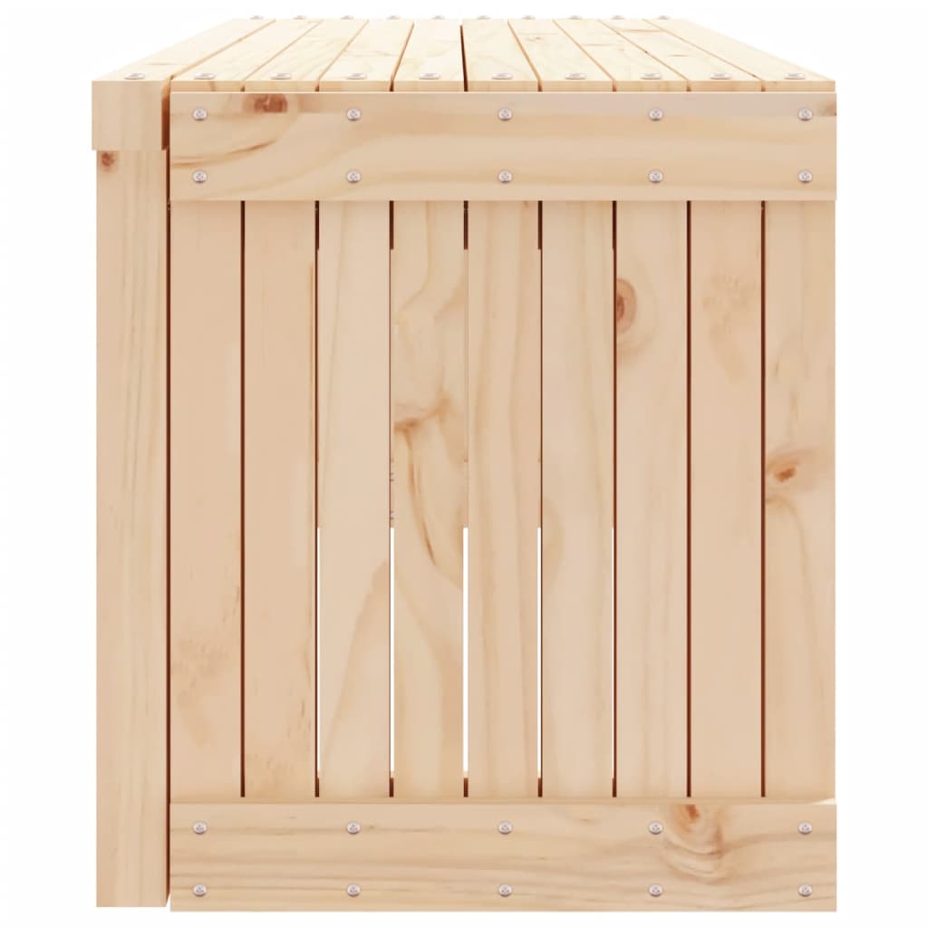 vidaXL Patio Bench Extendable 83.7"x15.9"x17.7" Solid Wood Pine