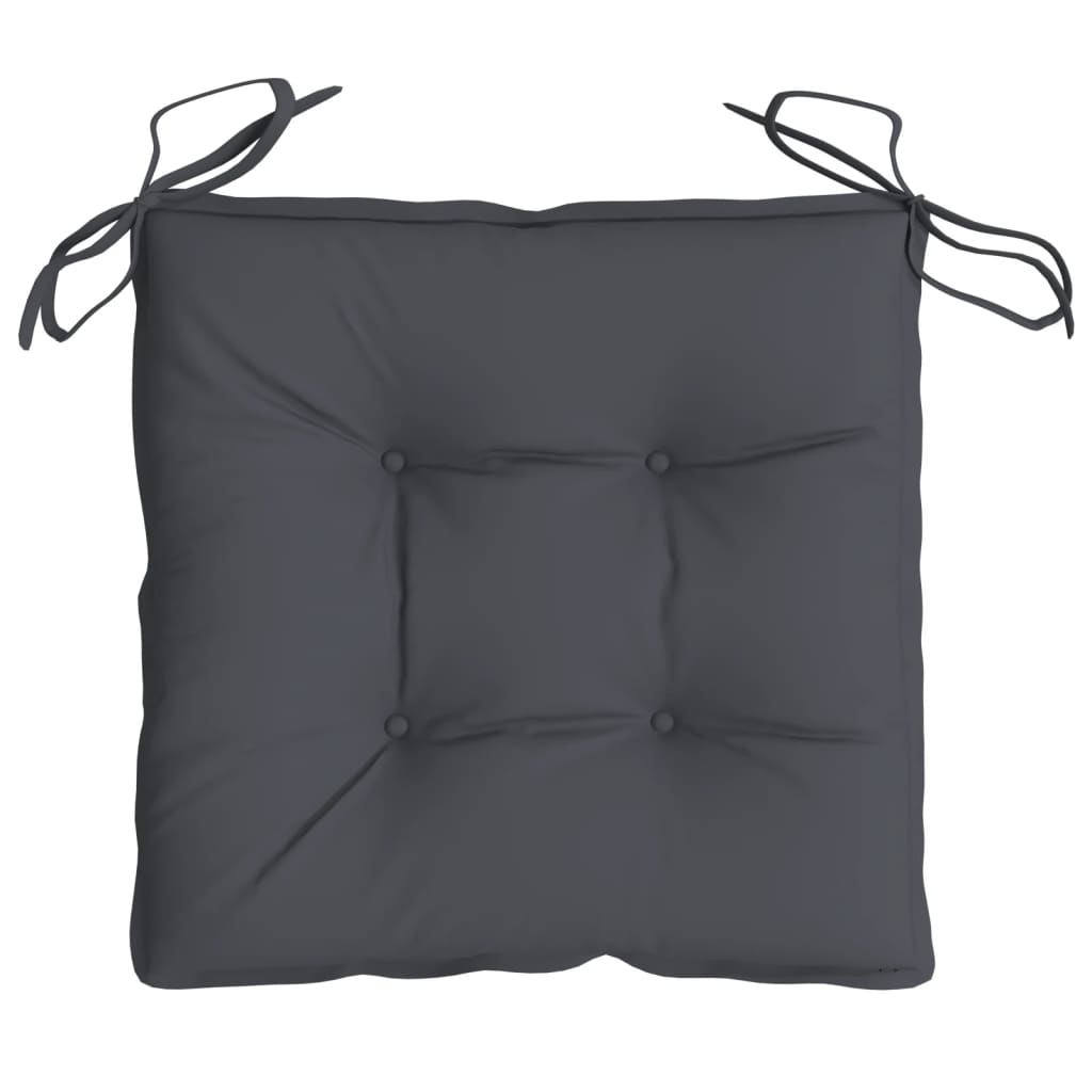 vidaXL Chair Cushions 6 pcs Anthracite 19.7"x19.7"x2.8" Oxford Fabric