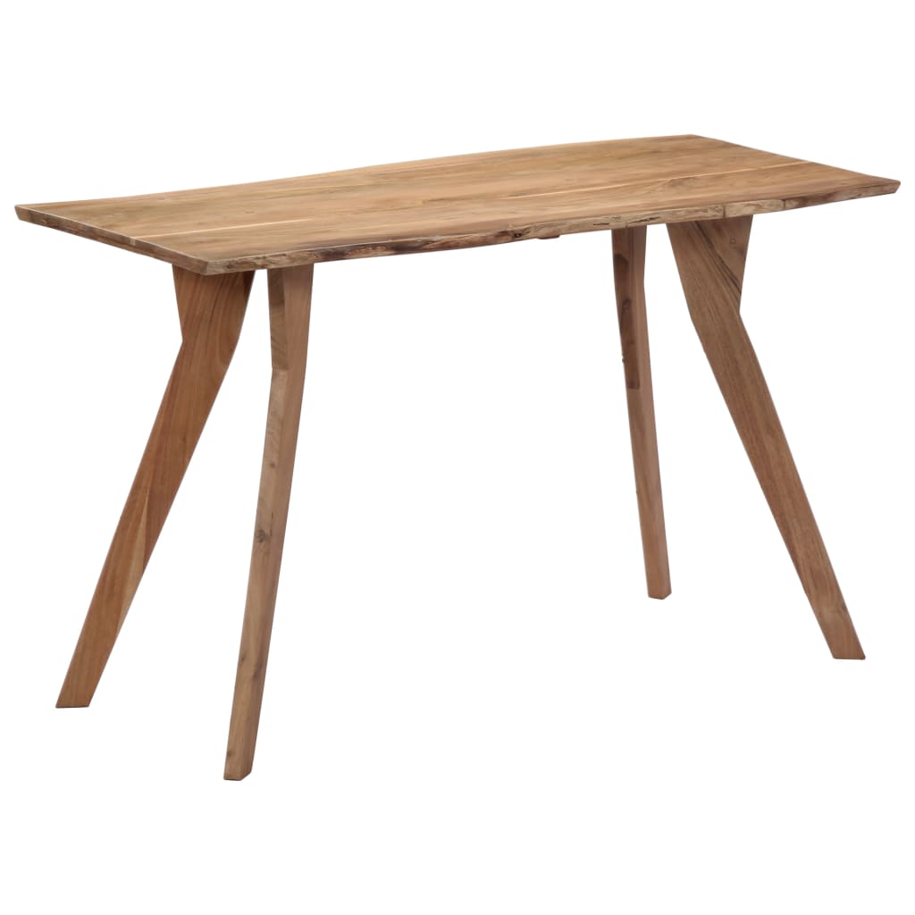 vidaXL Dining Table 47.2"x22.8"x29.9" Solid Acacia Wood