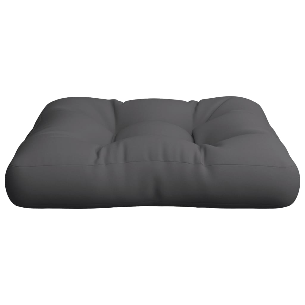 vidaXL Pallet Cushion 23.6"x23.6"x4.7" Gray Fabric