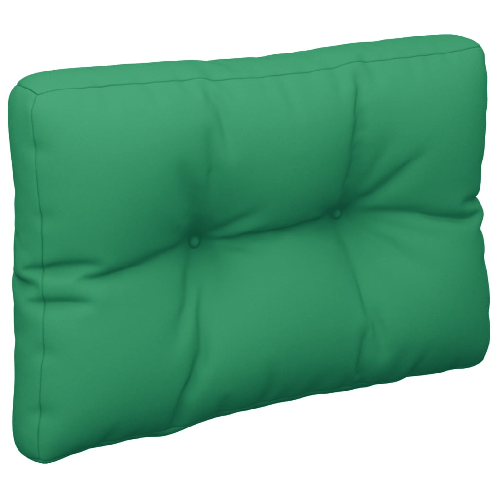 vidaXL Pallet Cushion Green 19.7"x15.7"x4.7" Fabric