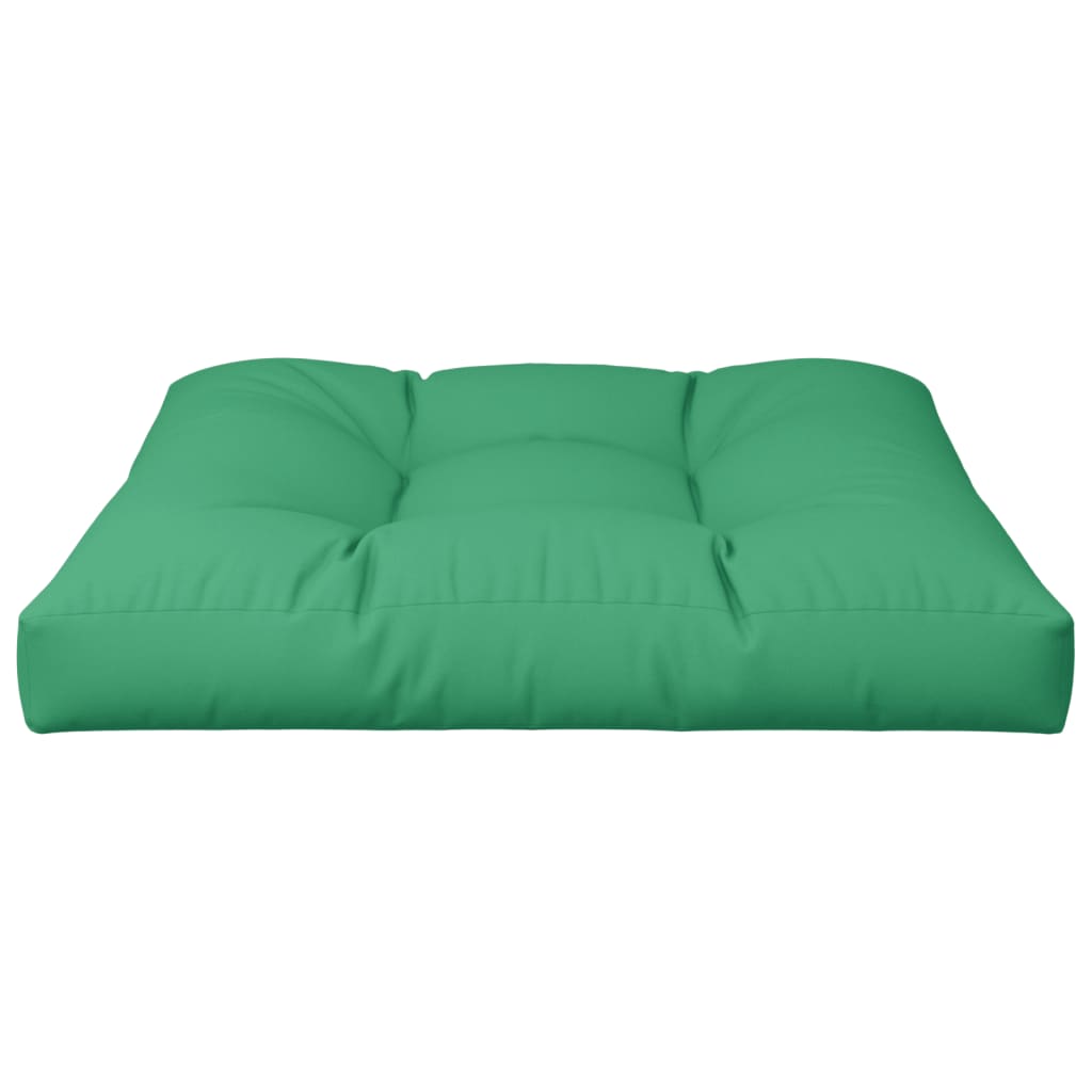vidaXL Pallet Cushion Green 31.5"x31.5"x4.7" Fabric