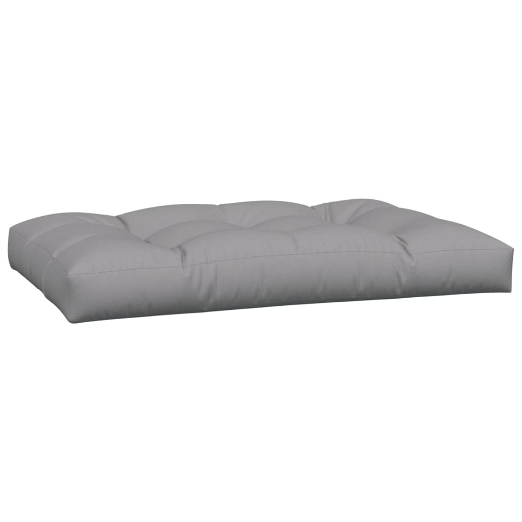 vidaXL Pallet Cushions 5 pcs Gray Fabric