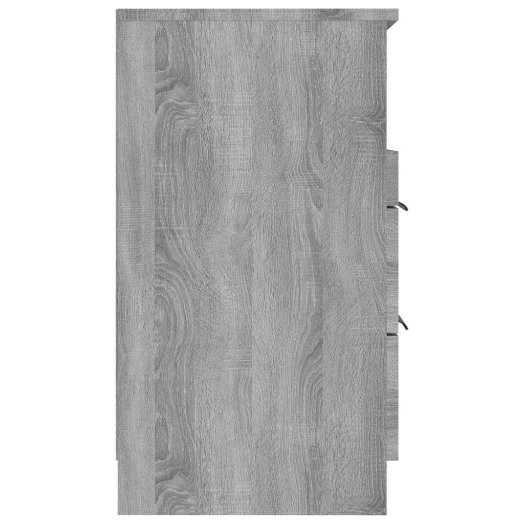 vidaXL Side Cabinets 2 pcs Gray Sonoma Engineered Wood