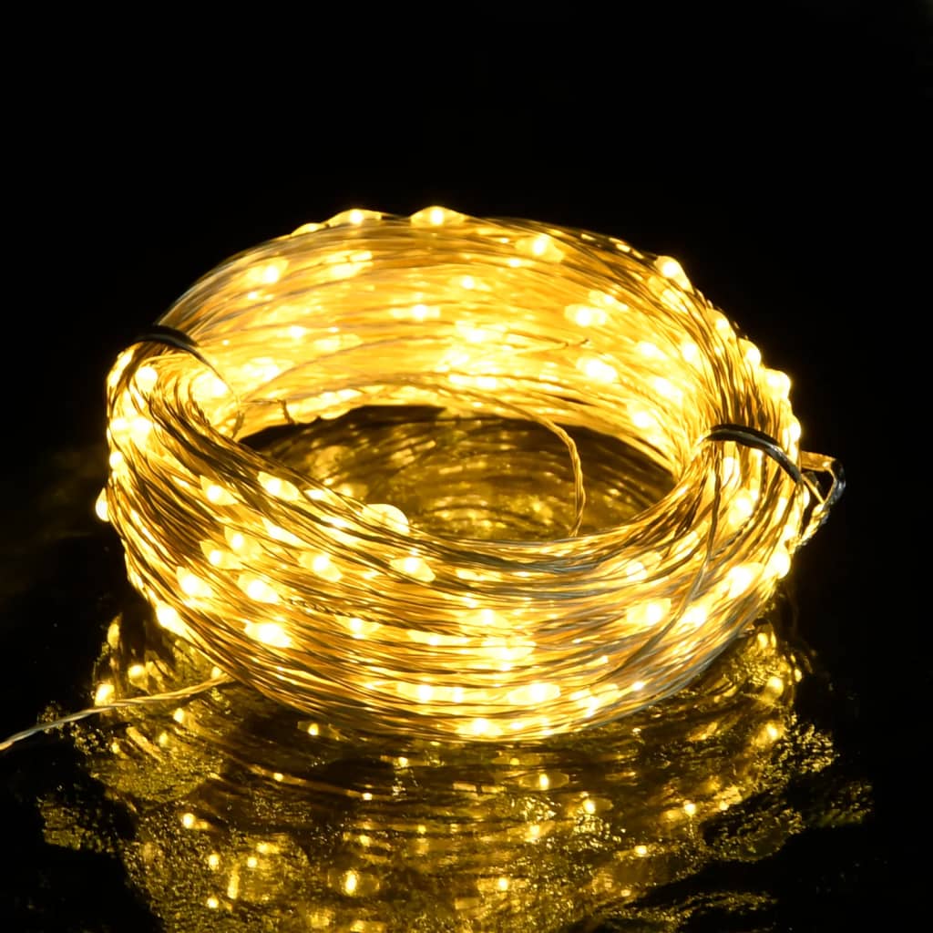 vidaXL LED String with 300 LEDs Warm White 98.4'