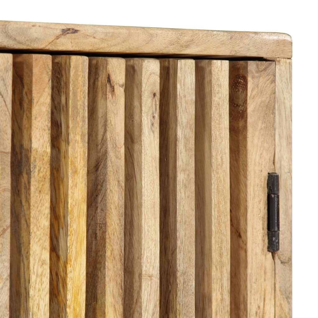 vidaXL TV Cabinet 35.4"x11.8"x15.7" Solid Mango Wood