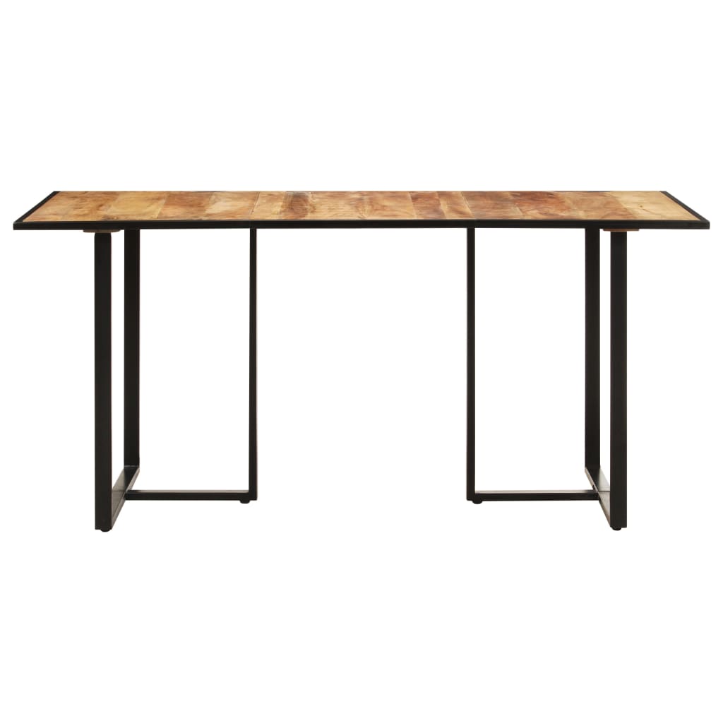 vidaXL Dining Table 78.7" Rough Mango Wood