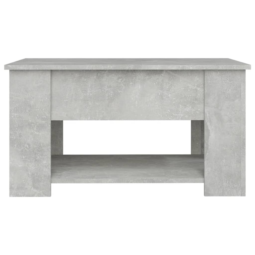 vidaXL Coffee Table Concrete Gray 31.1"x19.3"x16.1" Engineered Wood