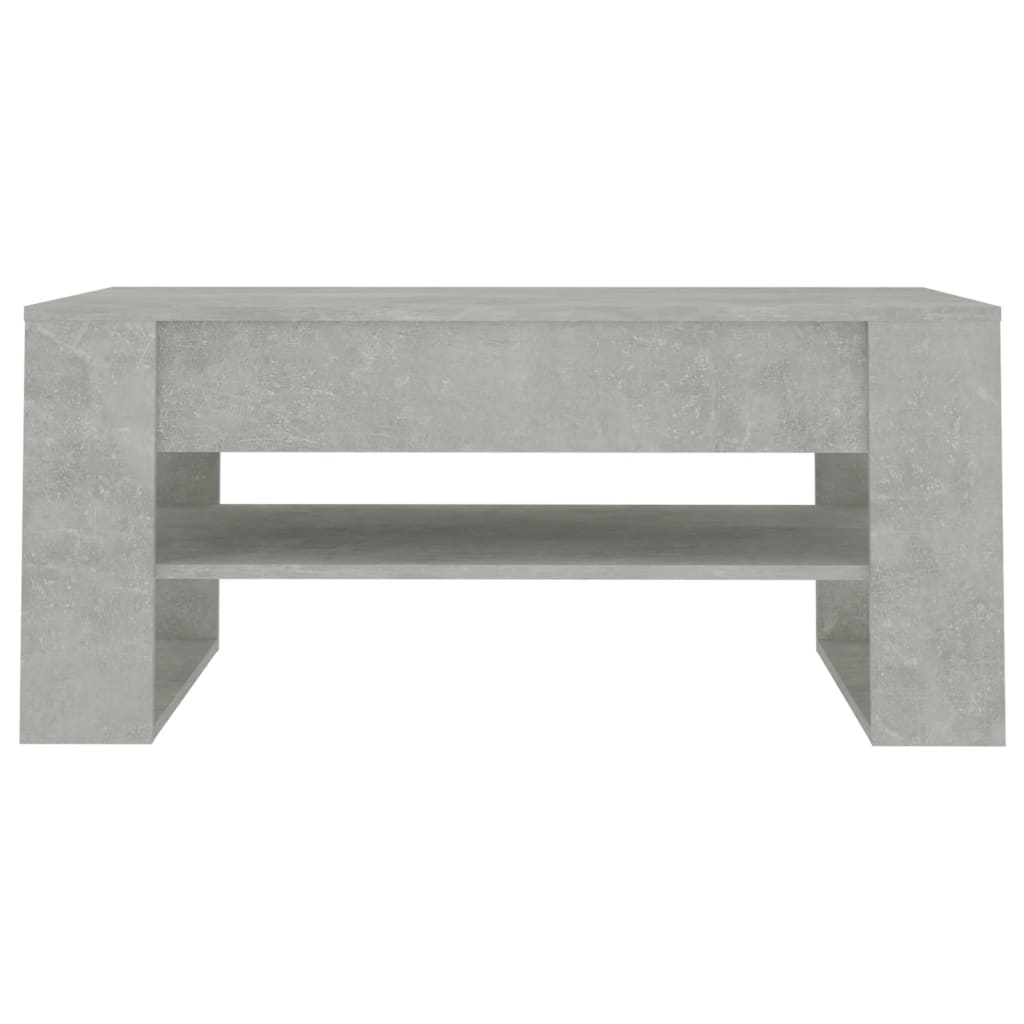 vidaXL Coffee Table Concrete Gray 40.2"x21.7"x17.7" Engineered Wood