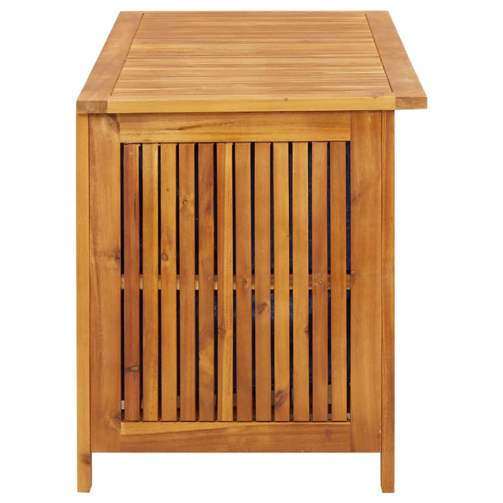 vidaXL Patio Storage Box 44.5"x19.7"x22.8" Solid Acacia Wood