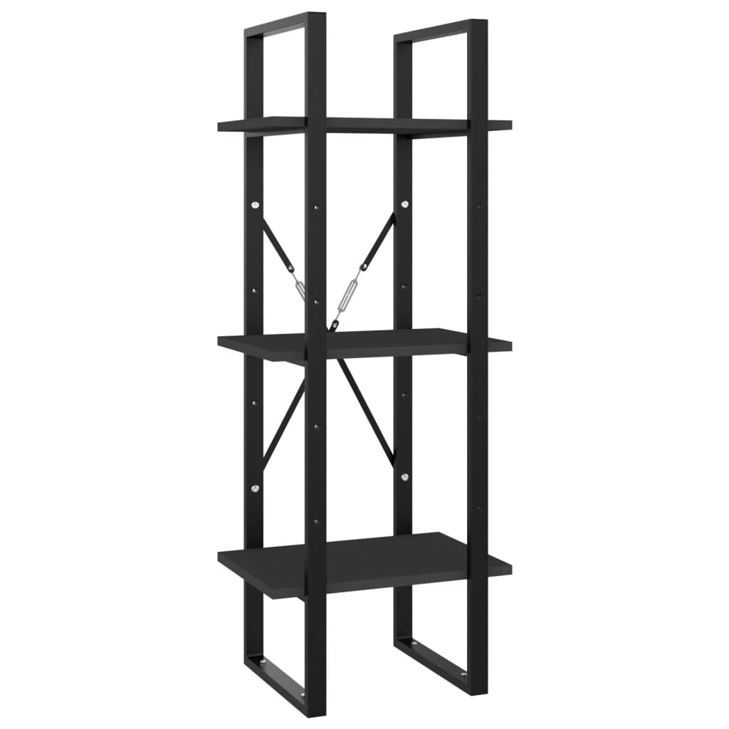 vidaXL 5-Tier Book Cabinet Gray 15.7"x11.8"x68.9" Engineered Wood