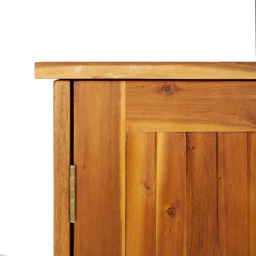 vidaXL Garden Cabinet 29.5"x13.8"x27.6" Solid Wood Acacia