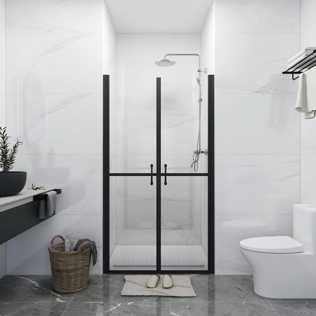 vidaXL Shower Door Clear ESG (36.6"-37.8")x74.8"