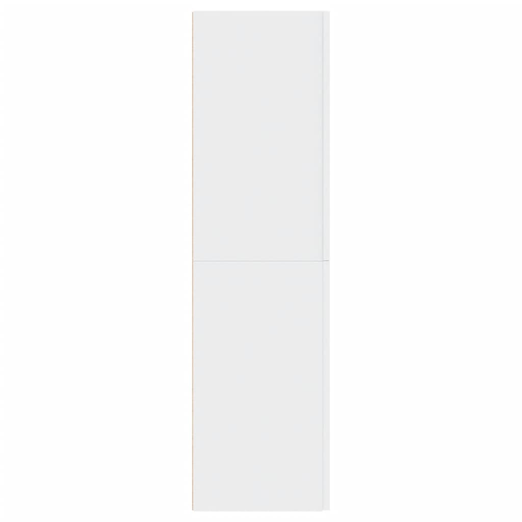vidaXL TV Cabinet White 12"x11.8"x43.3" Engineered Wood