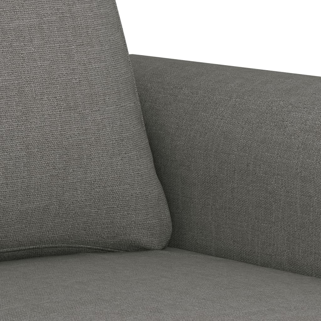 vidaXL Sofa Chair Dark Gray 23.6" Fabric