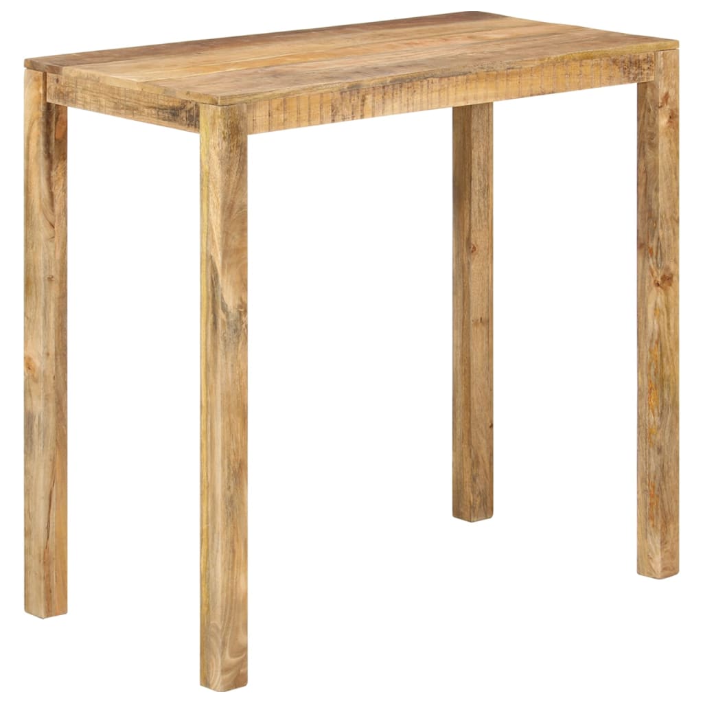vidaXL Bar Table 44.1"x23.6"x42.5" Rough Mango Wood