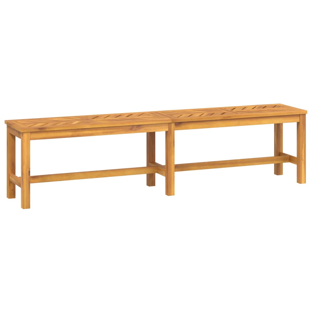 vidaXL Patio Bench 70.9" Solid Wood Acacia