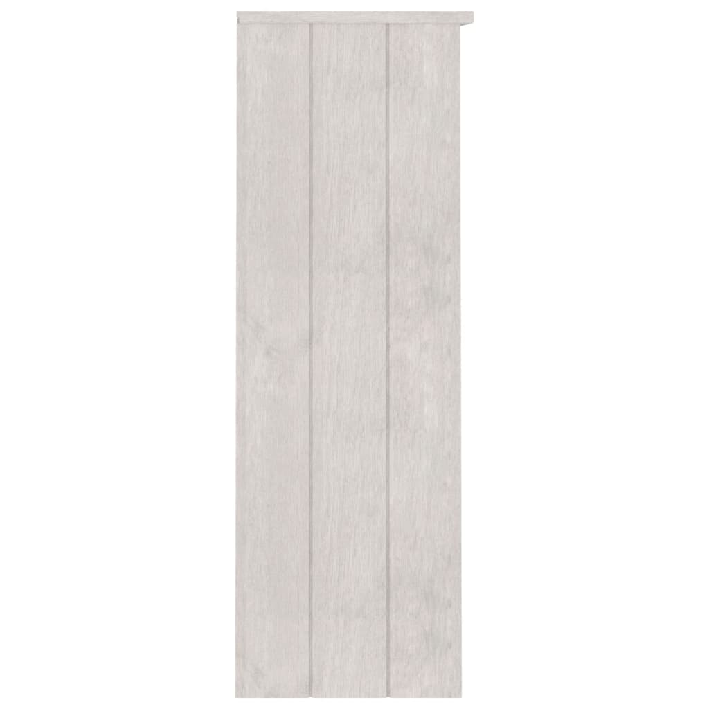 vidaXL Top for Highboard HAMAR White 33.5"x13.8"x39.4" Solid Wood Pine