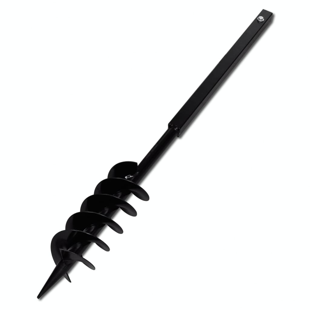 vidaXL Ground Drill Handle 3.94" with Extension Tube 16'4" Steel