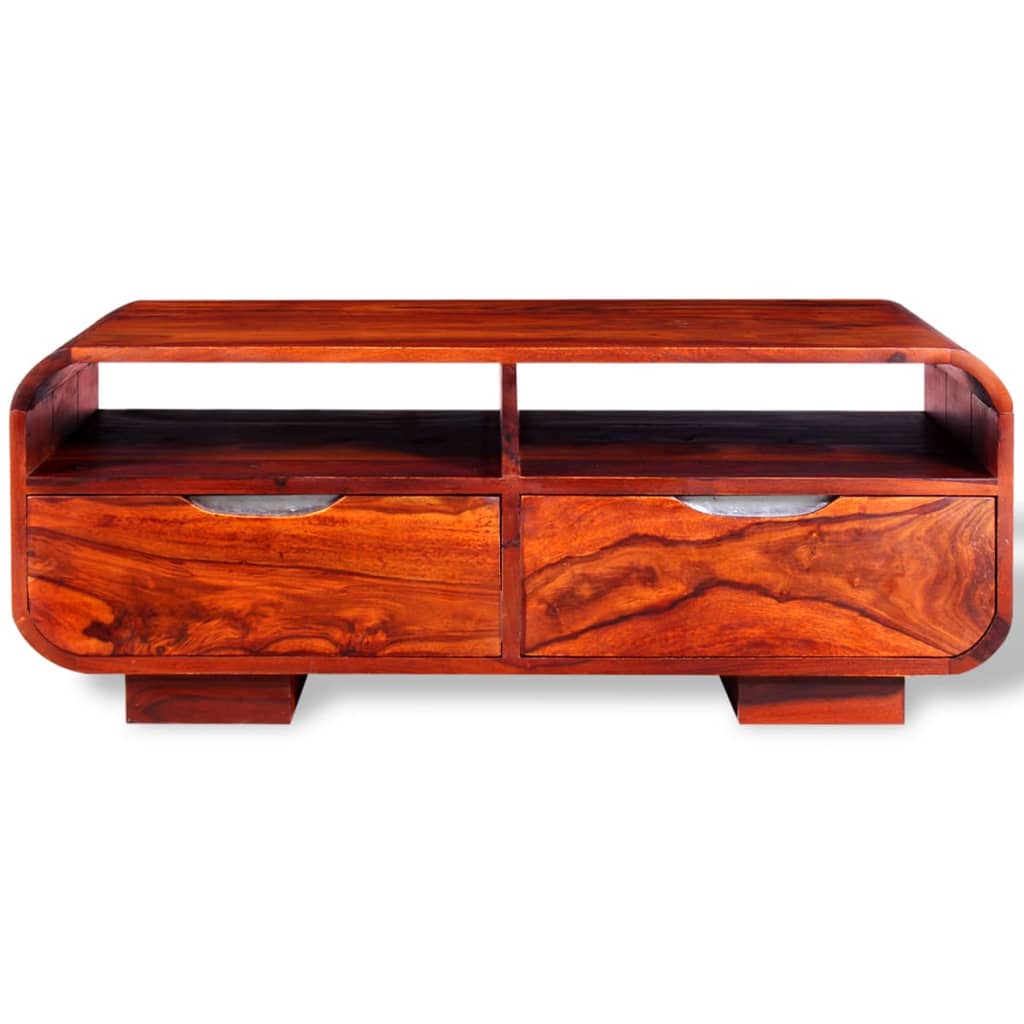 vidaXL Coffee Table Solid Sheesham Wood 35.4"x15.7"x13.8"